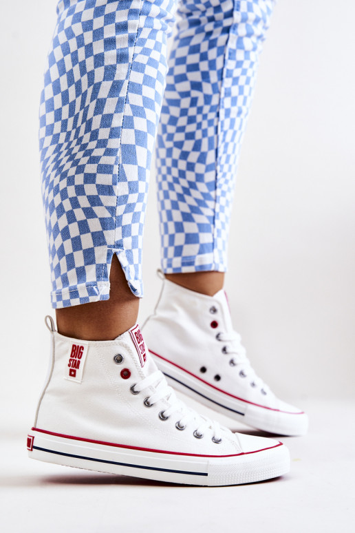 vrijetijdsschoenen met zool Big Star JJ274127 witte kleur