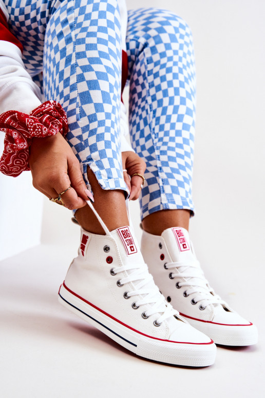 vrijetijdsschoenen met zool Big Star JJ274127 witte kleur