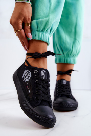 Baskets chaussures de loisirs BIG STAR JJ274A256 couleur noir 2