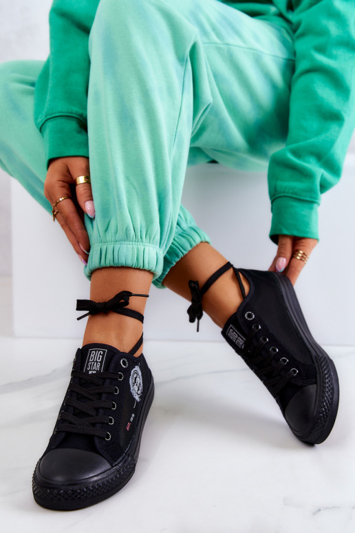 Sneakers vrijetijdsschoenen BIG STAR JJ274A256 zwarte kleur