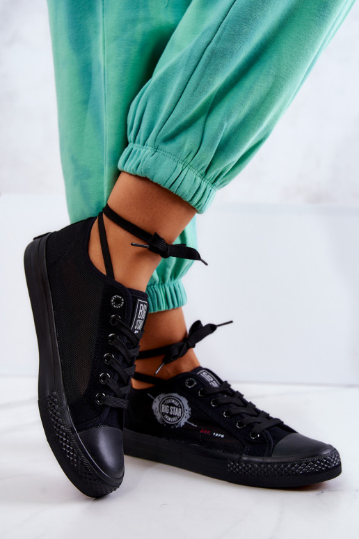 Sneakers vrijetijdsschoenen BIG STAR JJ274A256 zwarte kleur