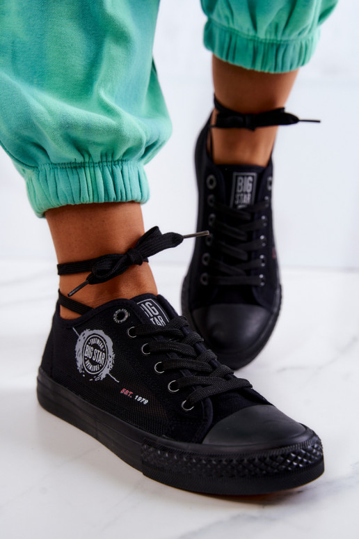 Sneakers vrijetijdsschoenen BIG STAR JJ274A256 zwarte kleur