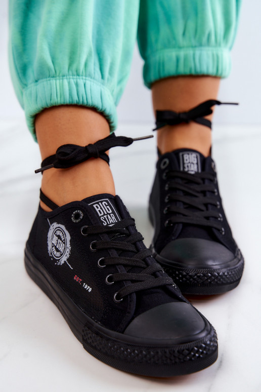 Sneakers vrijetijdsschoenen BIG STAR JJ274A256 zwarte kleur