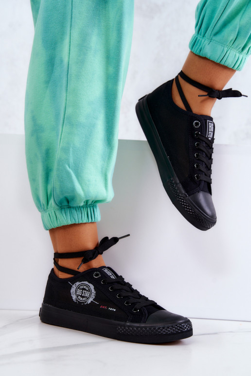 Sneakers vrijetijdsschoenen BIG STAR JJ274A256 zwarte kleur
