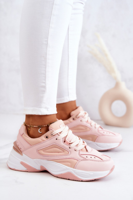 Sportliche Schuhe mit Riemen in rosa Hassie Sportliche Schuhe mit Riemen in rosa Hassie