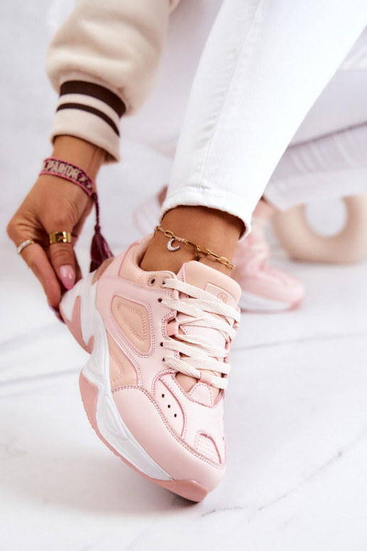 Sportliche Schuhe mit Riemen in rosa Hassie Sportliche Schuhe mit Riemen in rosa Hassie