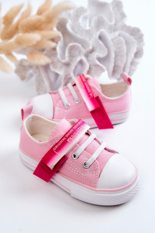 Chaussures plates enfant BIG STAR JJ374078 couleur rose