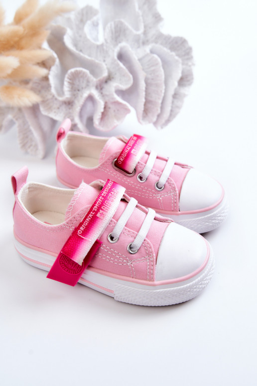 Chaussures plates enfant BIG STAR JJ374078 couleur rose