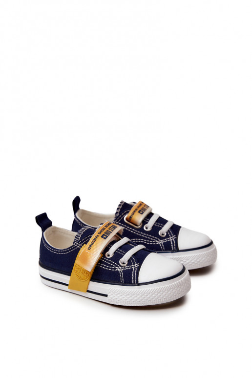 Chaussures plates enfant BIG STAR JJ374077 bleu foncé Chaussures plates enfant BIG STAR JJ374077 bleu foncé