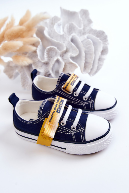 Chaussures plates enfant BIG STAR JJ374077 bleu foncé Chaussures plates enfant BIG STAR JJ374077 bleu foncé