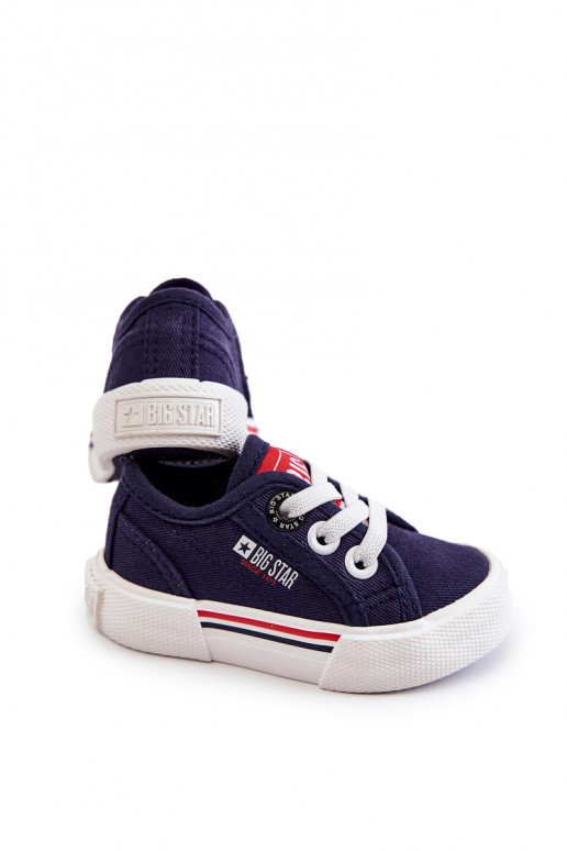 Chaussures plates enfant Big Star JJ374163 bleu foncé Chaussures plates enfant Big Star JJ374163 bleu foncé