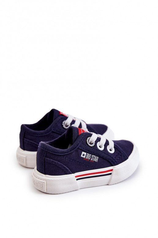 Chaussures plates enfant Big Star JJ374163 bleu foncé Chaussures plates enfant Big Star JJ374163 bleu foncé