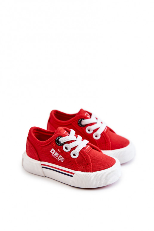 Chaussures plates enfant Big Star JJ374162 couleur rouge Chaussures plates enfant Big Star JJ374162 couleur rouge