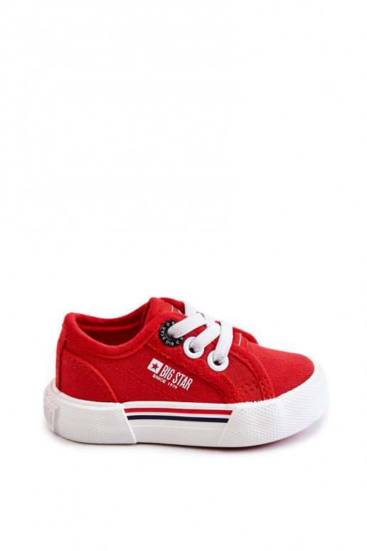 Chaussures plates enfant Big Star JJ374162 couleur rouge Chaussures plates enfant Big Star JJ374162 couleur rouge