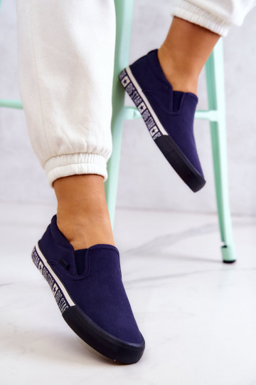 Baskets Slip-on Big Star HH274011 bleu foncé