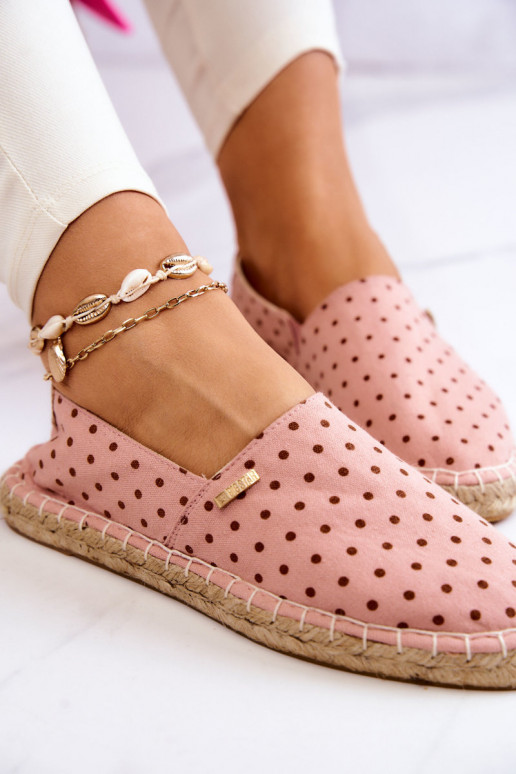 Espadrilles mit Punkten Big Star JJ274869 rosa Espadrilles mit Punkten Big Star JJ274869 rosa
