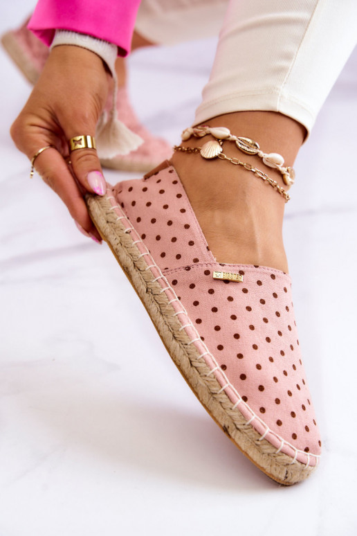 Espadrilles mit Punkten Big Star JJ274869 rosa Espadrilles mit Punkten Big Star JJ274869 rosa