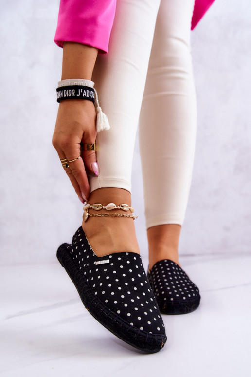 espadrilles à pois Big Star JJ274867 noir