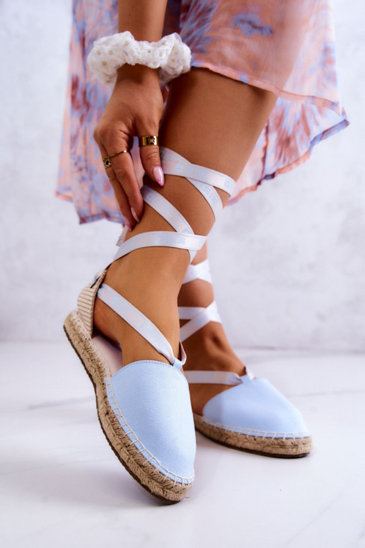 Schnür-Espadrilles Big Star JJ274863 blau