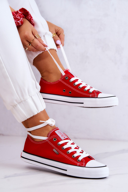 Chaussures de loisirs modèle classique Cross Jeans JJ2R4010C couleur rouge