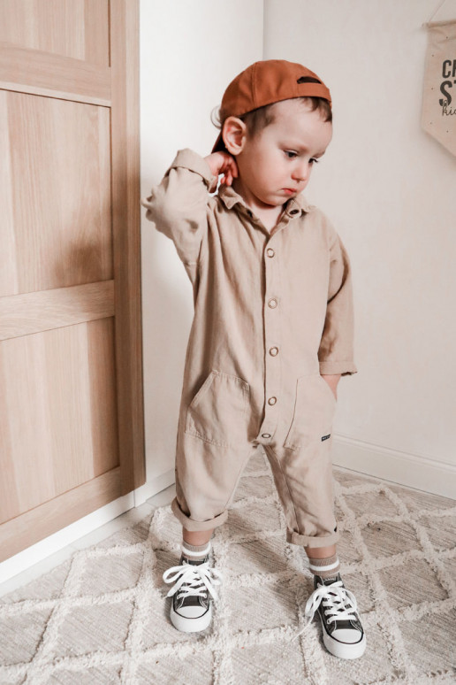 Kinder-Freizeitschuhe mit Sohle in der Farbe Khaki von Filemon