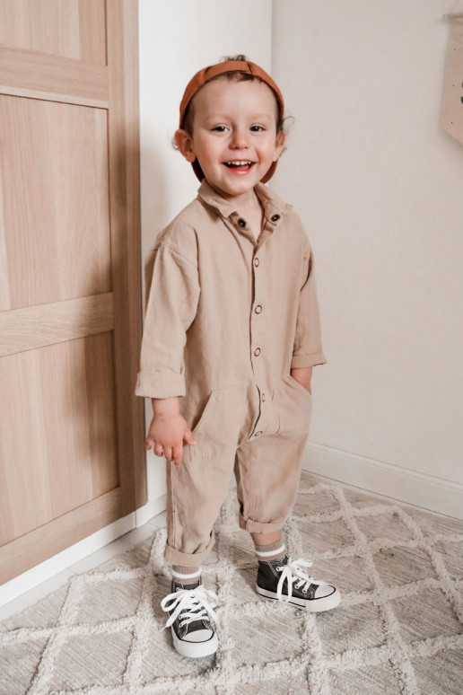 Chaussures de loisirs pour enfants à semelles de couleur kaki Filemon