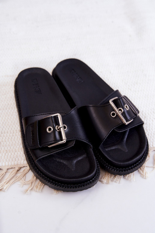 Modèle classique Chaussons femme Big Star JJ274A307 couleur noir
