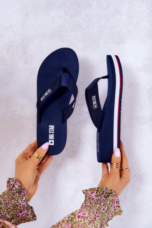Chaussons Big Star JJ274A331 bleu foncé