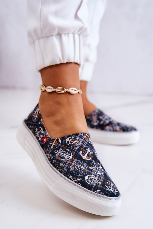 Baskets Slip On Memory Foam Big Star JJ276012 couleur noir Baskets Slip On Memory Foam Big Star JJ276012 couleur noir