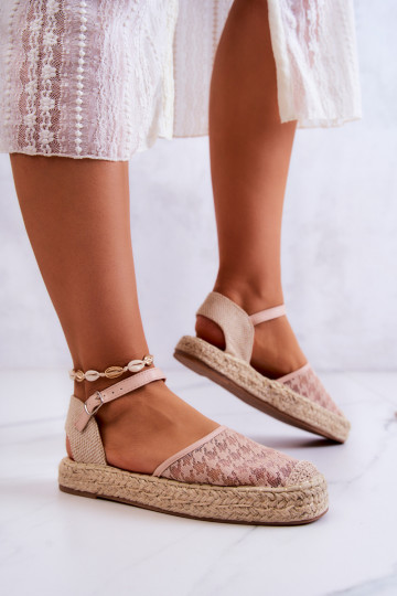 Espadrilles à boucles Nude Charlène