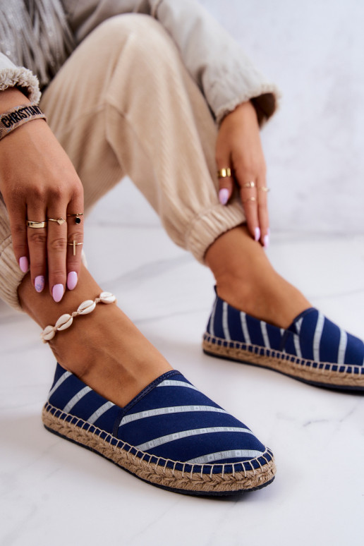 Espadrilles modèle classique Big Star JJ274960 bleu foncé