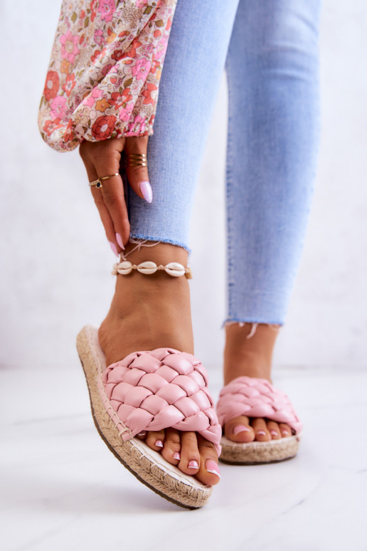 Chaussons Big Star JJ274921 rose
