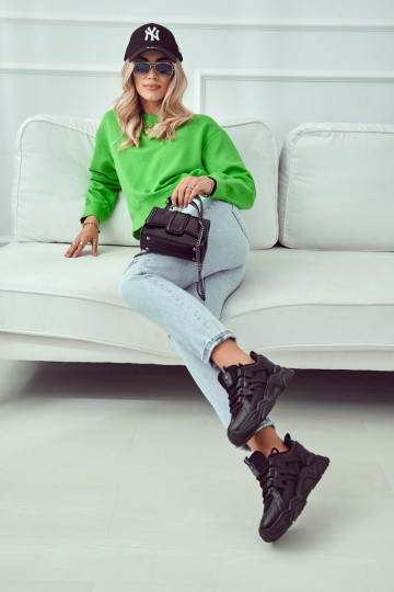 Chaussures de loisirs élégantes de couleur noire Daren 2