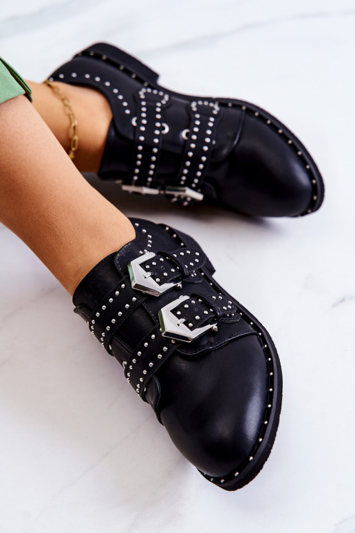 schoenen met gespen Lu Boo zwart schoenen met gespen Lu Boo zwart