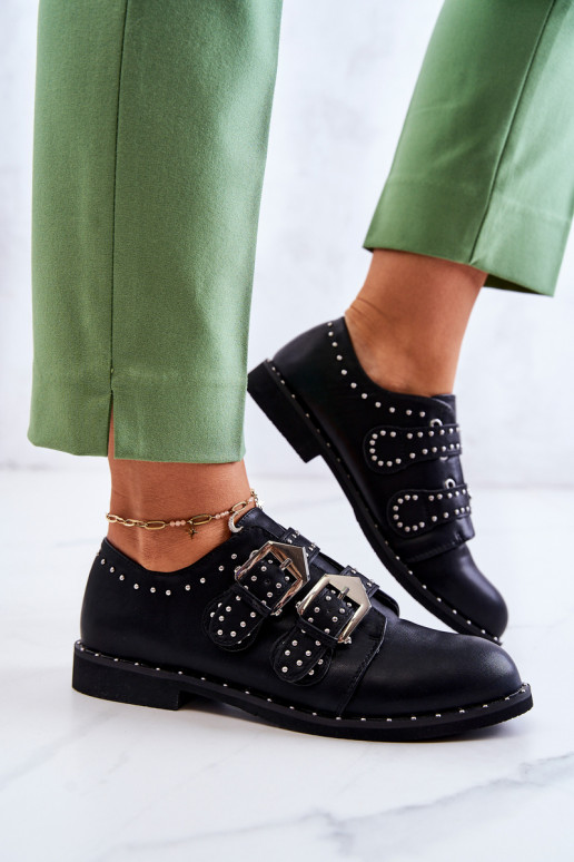 schoenen met gespen Lu Boo zwart schoenen met gespen Lu Boo zwart