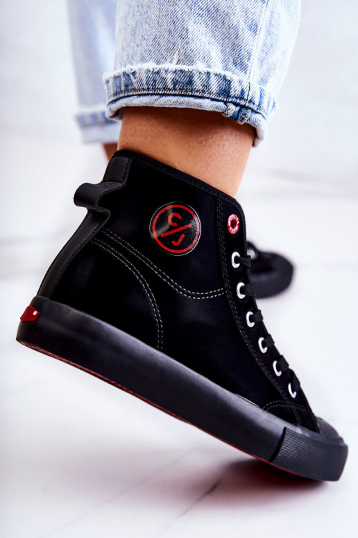 Cross Jeans JJ2R4055C chaussures de loisirs cross jeans de couleur noire Cross Jeans JJ2R4055C chaussures de loisirs cross jeans de couleur noire