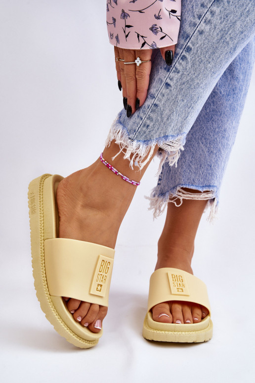 Chaussons Big Star JJ274A305 jaune