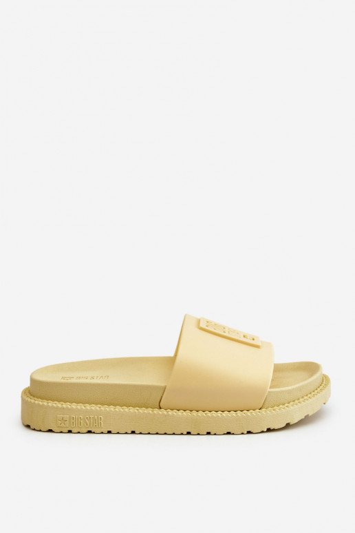 Pantoffels Big Star JJ274A305 geel