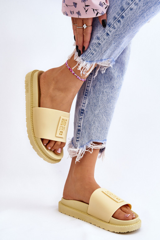 Chaussons Big Star JJ274A305 jaune