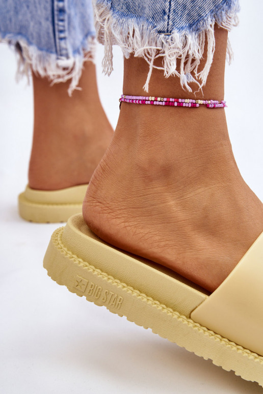 Chaussons Big Star JJ274A305 jaune