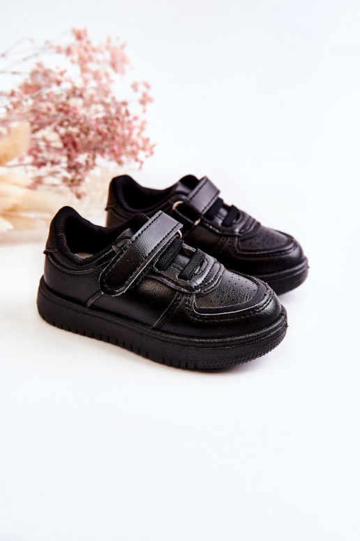 Chaussures de sport pour enfants de couleur noire Frillo