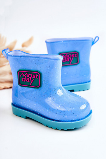 Kinderrubberlaarzen blauwe kleur Rain