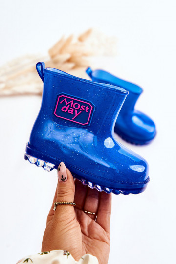 Kinderrubberlaarzen in de kleur donkerblauw Rain
