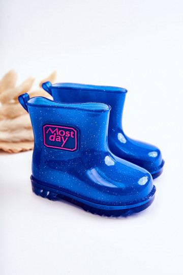 Bottes en caoutchouc pour enfants de couleur bleu foncé Rain 2