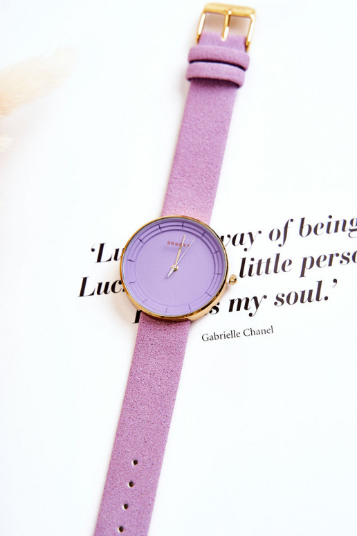 Montre femme sans nickel Ernest couleur violet Montre femme sans nickel Ernest couleur violet