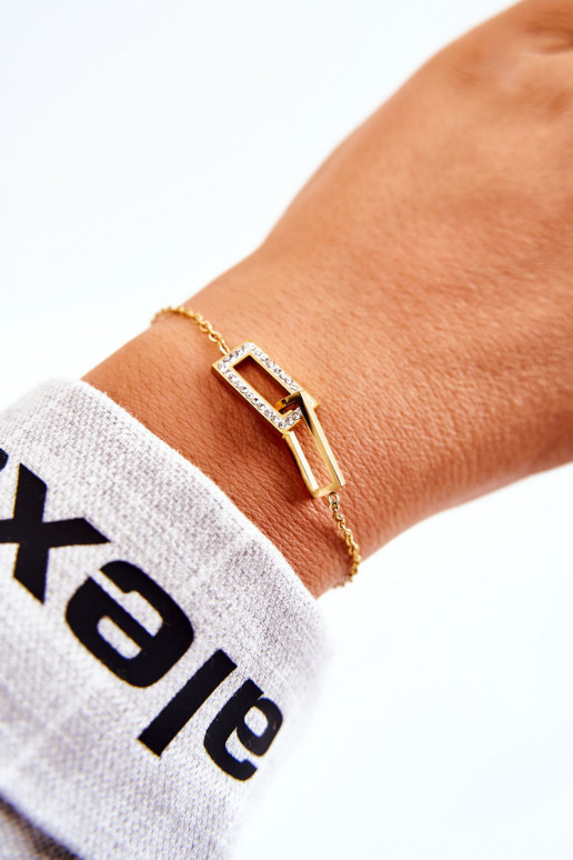 Bracelet pour femme avec yeux scintillants de couleur or Bracelet pour femme avec yeux scintillants de couleur or