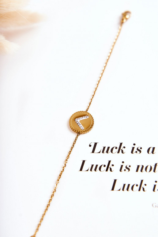 Bracelet pour femme avec ornements et yeux en zircon couleur or Bracelet pour femme avec ornements et yeux en zircon couleur or