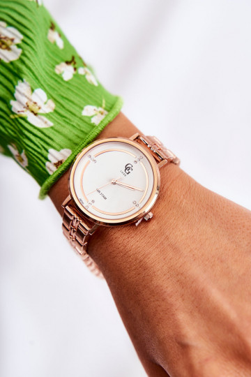 Damenuhr GG Luxe roségoldene Farbe 2