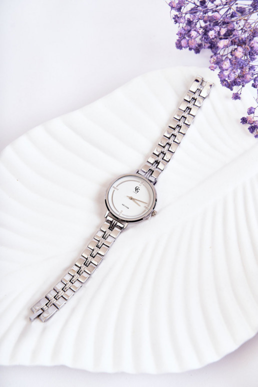 Damenuhr GG Luxe silberfarben Damenuhr GG Luxe silberfarben