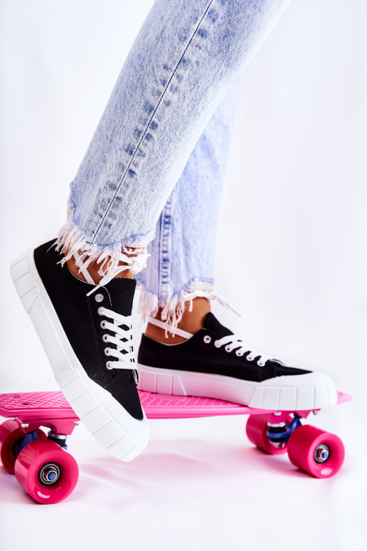 Chaussures à plateforme pour femmes en noir Chaussures à plateforme pour femmes en noir